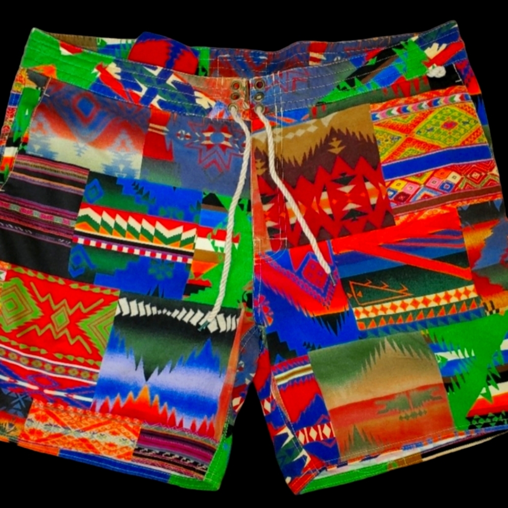 Polo Ralph Lauren Aztec southwestern shorts